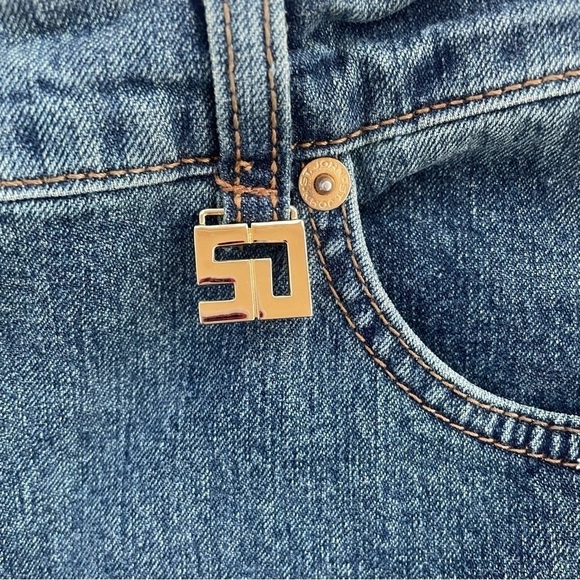 St. John by Marie Gray High Rise Straight Leg Jeans Size 10 EUC - Picture 4 of 8